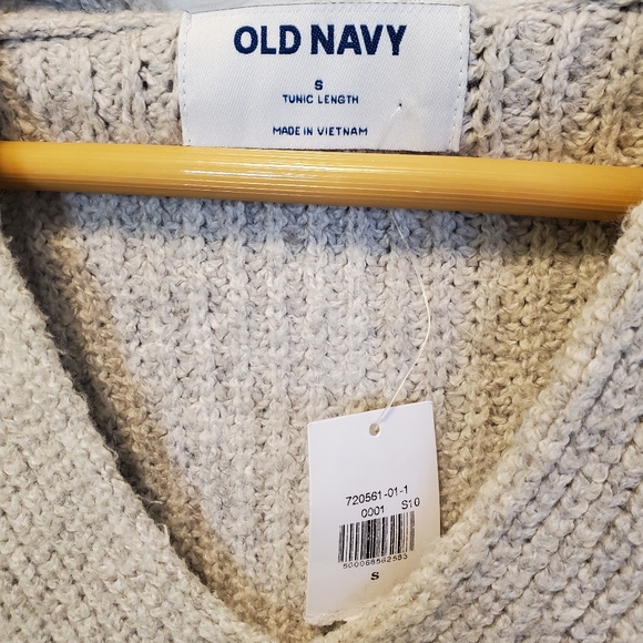 Old Navy Oversized Gray Hoodie Lounge Sweater Tunic Length Size Small - Picture 2 of 7